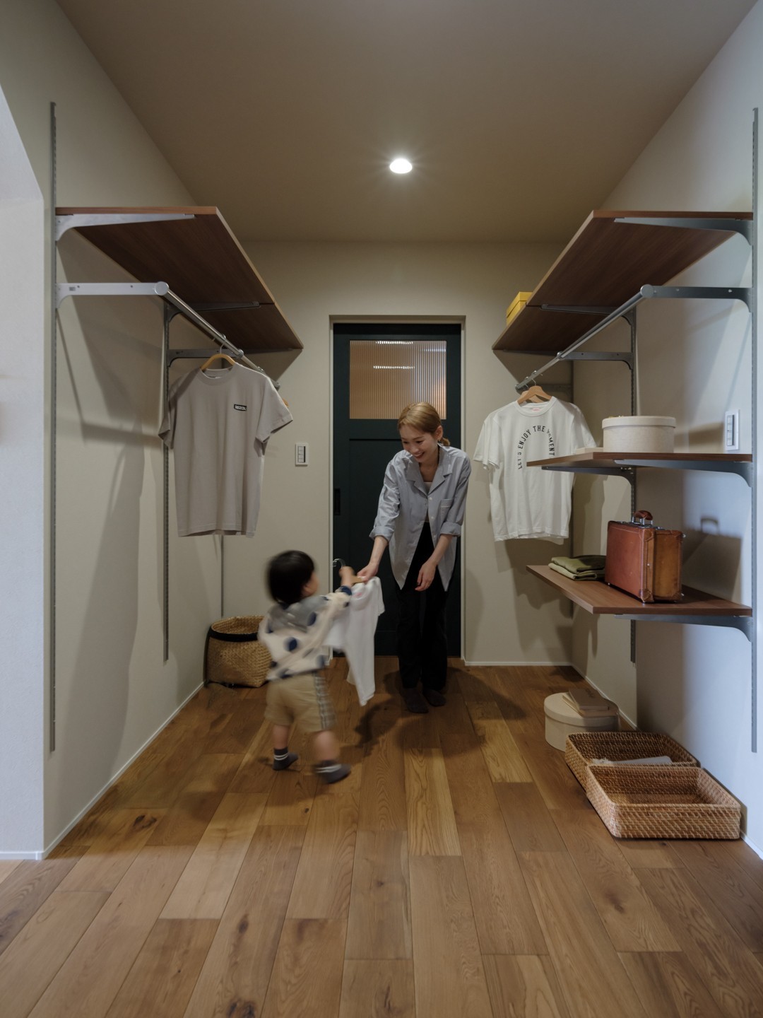 5帖のウォークスルークローゼット