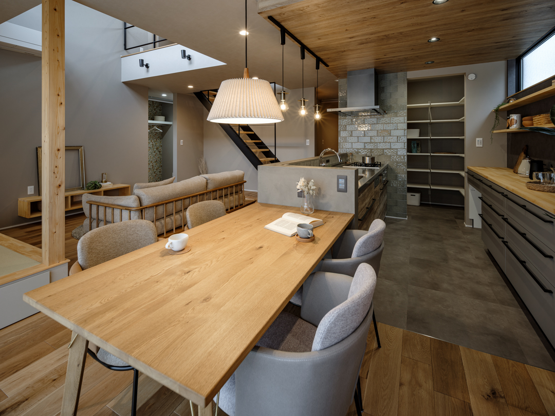 心にゆとりができる開放的な空間