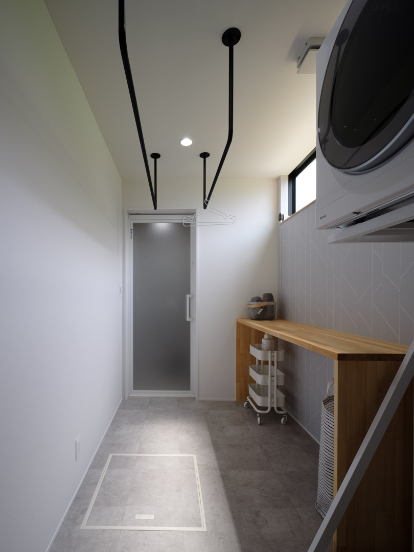 3帖のランドリールーム