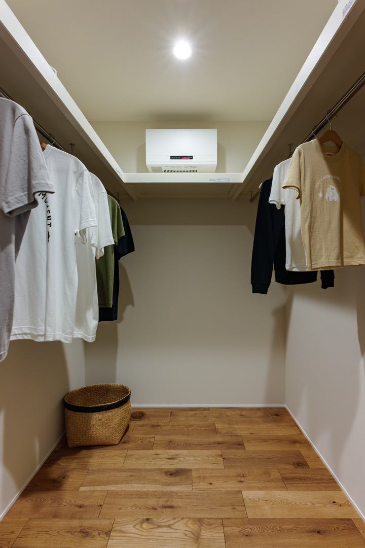 3帖のウォークインクローゼット