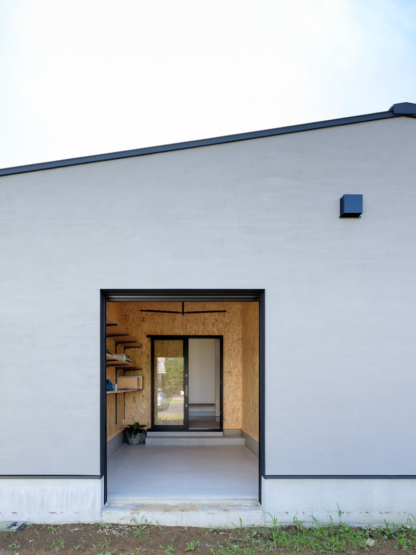 バイクが置ける6帖のガレージ